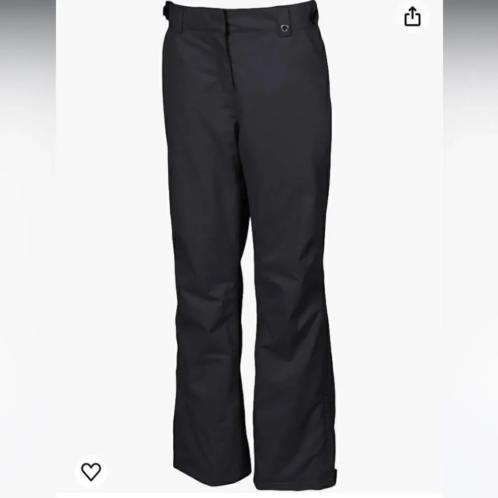 EXCELLENT CONDITION WOMEN’S SIZE 8 BLACK KARBON PRISM INSULATED SKI/SNOWPANTS